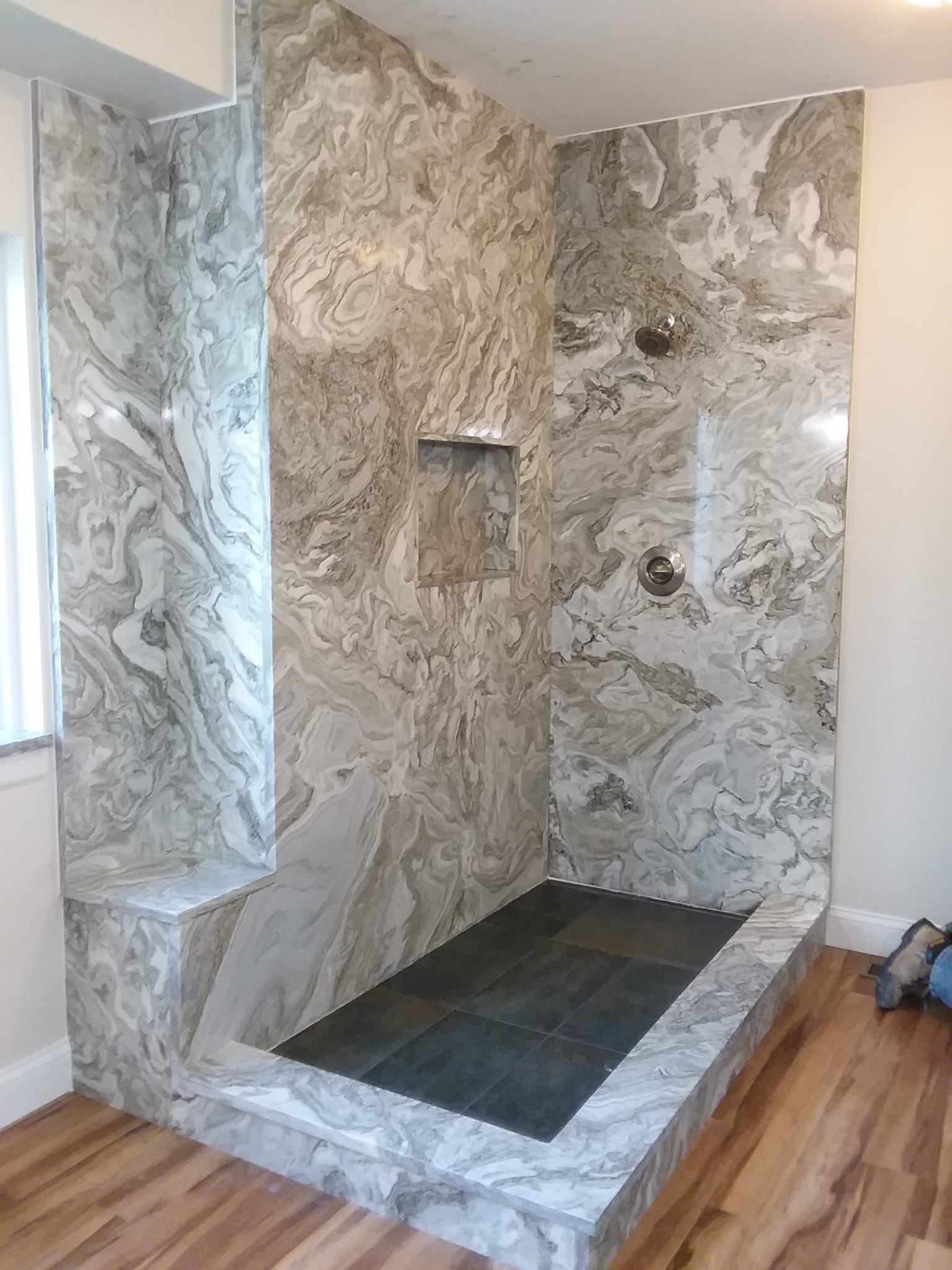 Granite bathroom vanity